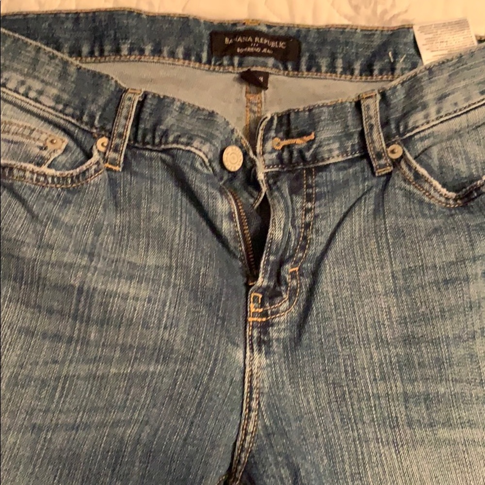 Banana Republic boyfriend jean.